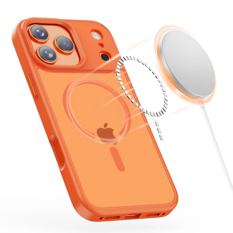 Etui Tech-Protect Magmat MagSafe do Apple iPhone 17 Pro Max Matte Cosmic Orange