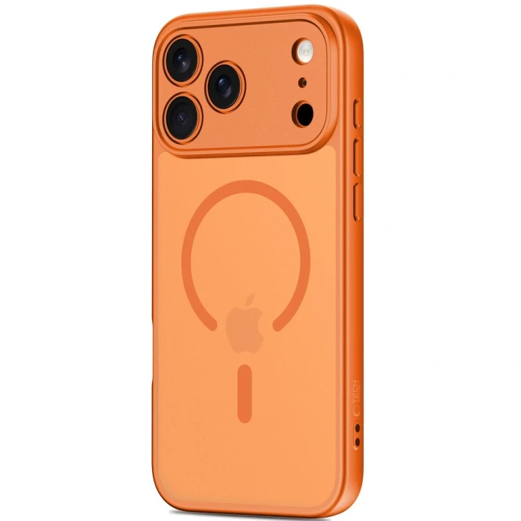 Etui Tech-Protect Basicmag MagSafe do Apple iPhone 17 Pro Max Matte Cosmic Orange
