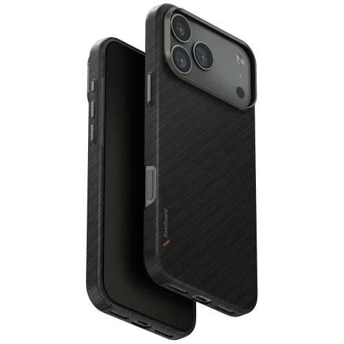 Etui UNIQ Keva EDGE do Apple iPhone 17 Pro Max Magclick Charging czarny