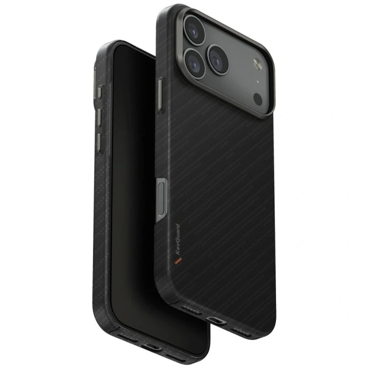 Etui UNIQ Keva EDGE do Apple iPhone 17 Pro Max Magclick Charging czarny