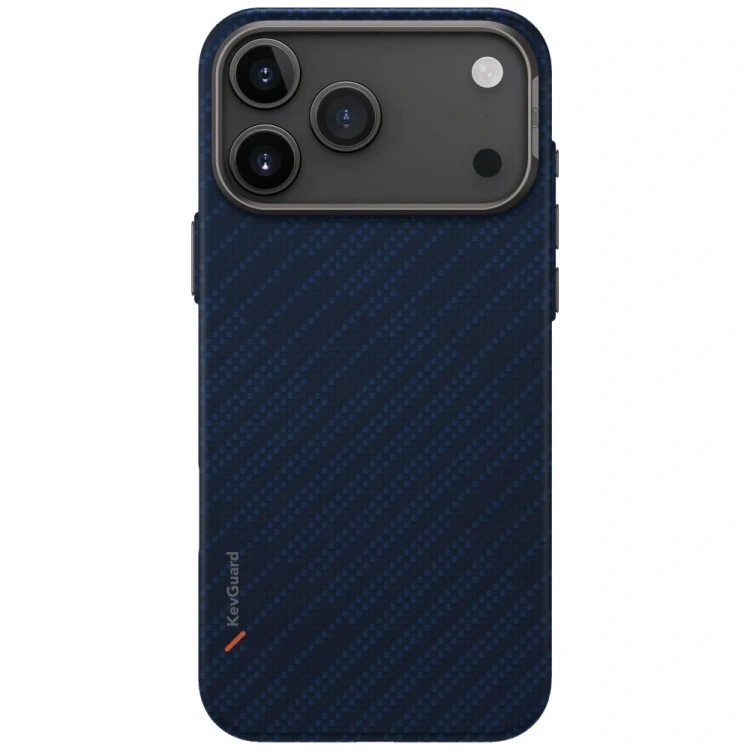 Etui UNIQ Keva EDGE do Apple iPhone 17 Pro Max Magclick Charging niebieski