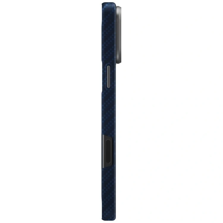 Etui UNIQ Keva EDGE do Apple iPhone 17 Pro Max Magclick Charging niebieski