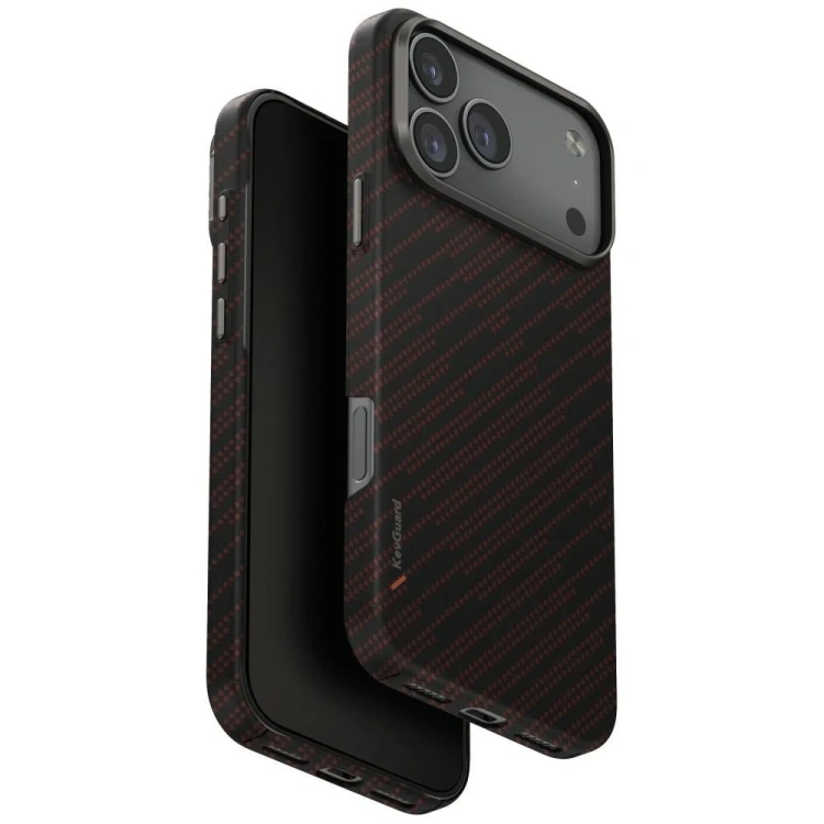 Etui UNIQ Keva EDGE do Apple iPhone 17 Pro Max Magclick Charging pomarańczowy