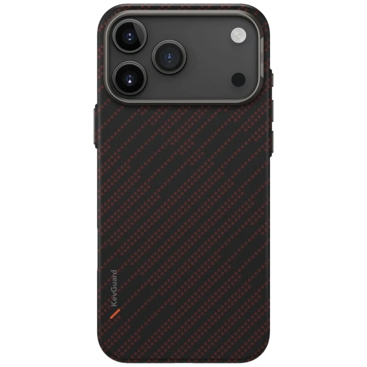 Etui UNIQ Keva EDGE do Apple iPhone 17 Pro Max Magclick Charging pomarańczowy
