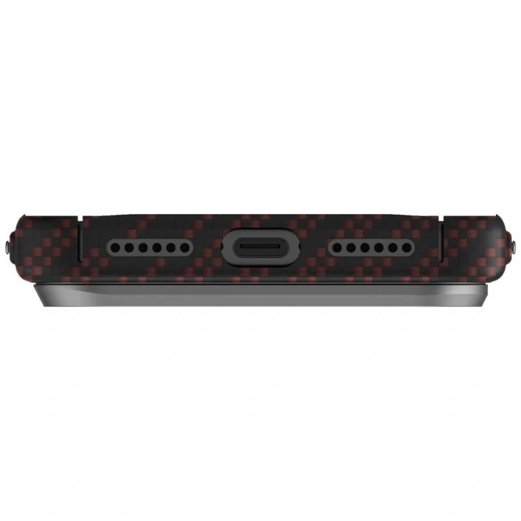 Etui UNIQ Keva EDGE do Apple iPhone 17 Pro Max Magclick Charging pomarańczowy
