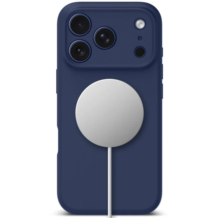 Etui Tech-Protect Silicone MagSafe do Apple iPhone 17 Pro Max Deep Blue
