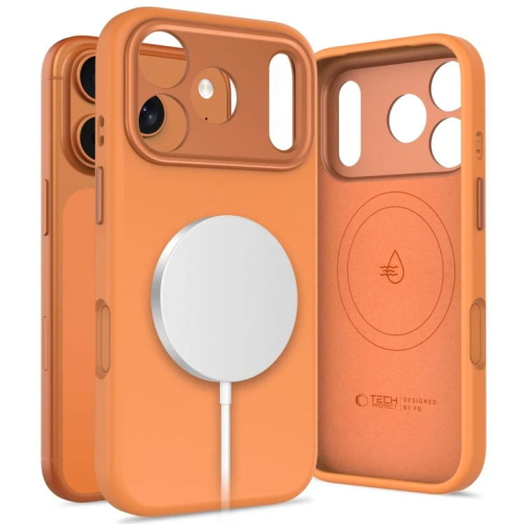 Etui Tech-Protect Uniq MagSafe do Apple iPhone 17 Pro Max Cosmic Orange