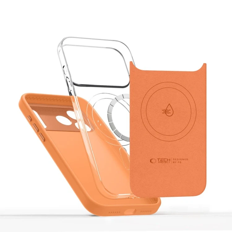 Etui Tech-Protect Uniq MagSafe do Apple iPhone 17 Pro Max Cosmic Orange