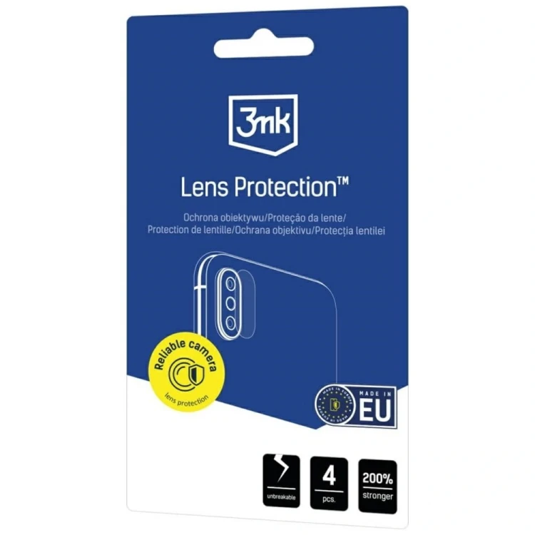 Szkło hybrydowe na obiektywy i wyspę aparatu 3MK Lens Protection do Apple iPhone 17 Pro Max