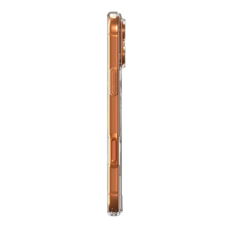 Etui Spigen Ultra Hybrid Mag MagSafe do Apple iPhone 17 Pro Max Clear/orange