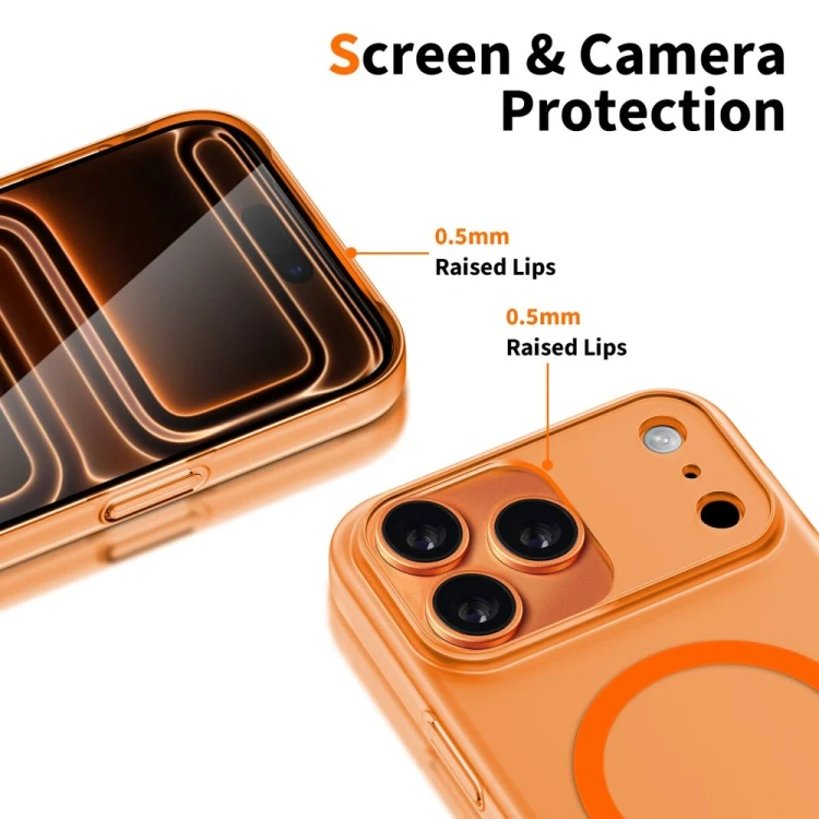 Etui Tech-Protect Magslim MagSafe do Apple iPhone 17 Pro Max Matte/cosmic Orange