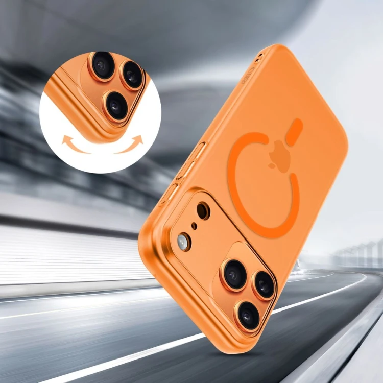 Etui Tech-Protect Magslim MagSafe do Apple iPhone 17 Pro Max Matte/cosmic Orange