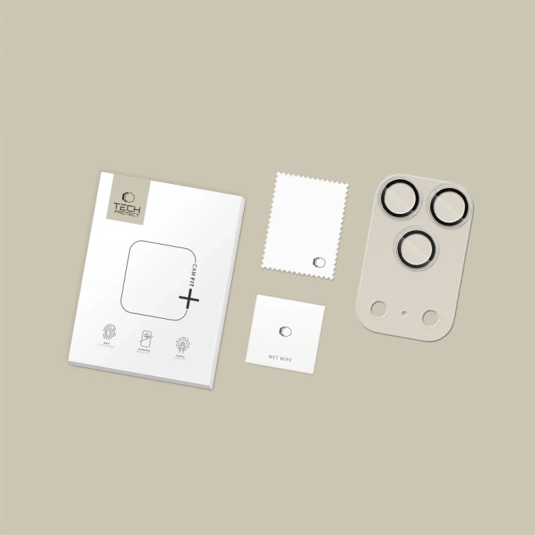 Osłona aparatu Tech-Protect Camfull Fit+ do Apple iPhone 17 Pro Max Matte Clear