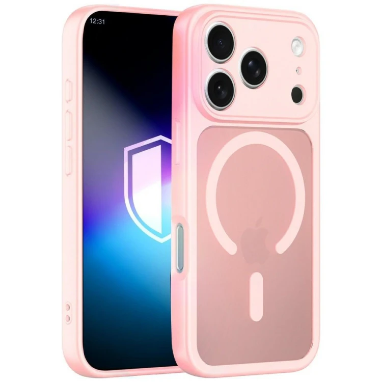 Etui 3MK Misty MagCase do Apple iPhone 17 Pro Max różowy