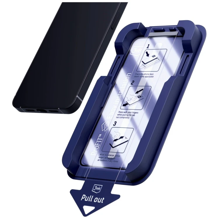 Szkło hartowane 3MK HardGlass Max z aplikatorem do Apple iPhone 17 Pro Max czarny