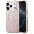 Etui Guess IML Gradient Triangle Logo MagSafe do Apple iPhone 17 Pro różowy