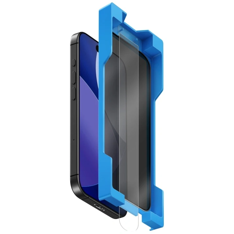 Szkło hartowane UNIQ Optix Exofit Privacy do Apple iPhone 17 Pro prywatyzujące z aplikatorem