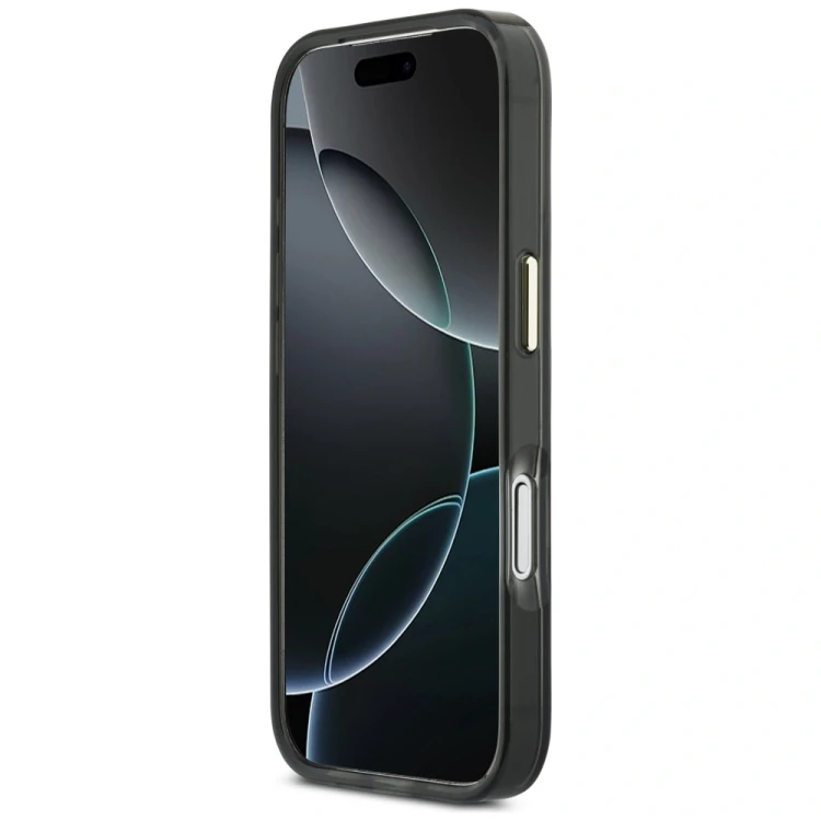 Etui Guess IML 4G Script Metal do Apple iPhone 17 Pro czarny