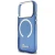 Etui Guess IML Script Metal MagSafe do Apple iPhone 17 Pro niebieski