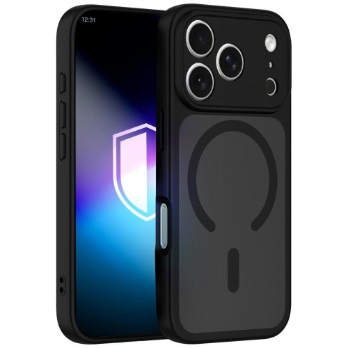 Etui 3MK Misty MagCase do Apple iPhone 17 Pro czarny