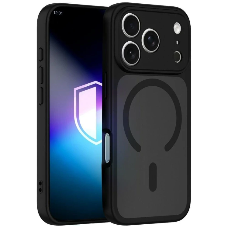 Etui 3MK Misty MagCase do Apple iPhone 17 Pro czarny