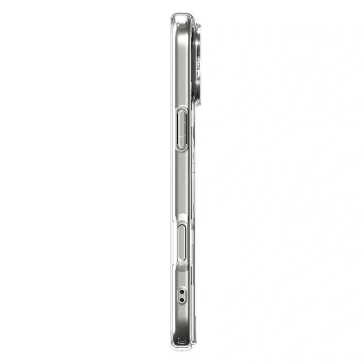 Etui Spigen Ultra Hybrid Mag MagSafe do Apple iPhone 17 Pro Max Clear/gold