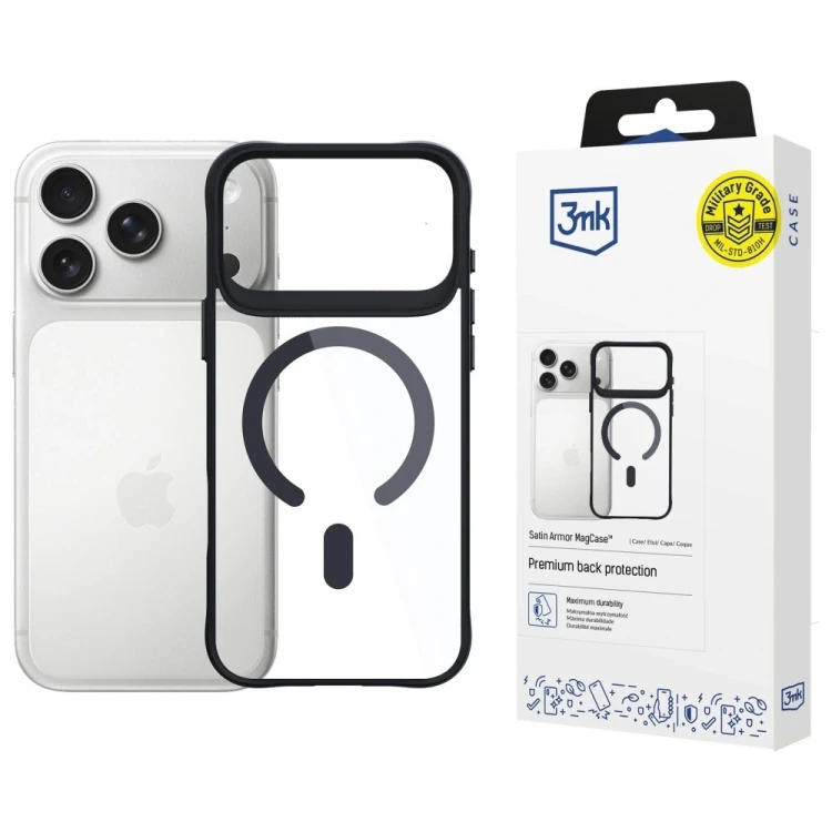 Etui 3MK Satin Armor MagCase do Apple iPhone 17 Pro