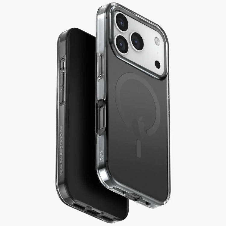 Etui UNIQ Clario do Apple iPhone 17 Pro Magclick Charging czarny
