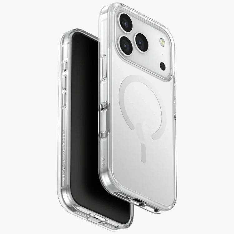 Etui UNIQ Clario do Apple iPhone 17 Pro Magclick Charging przezroczysty