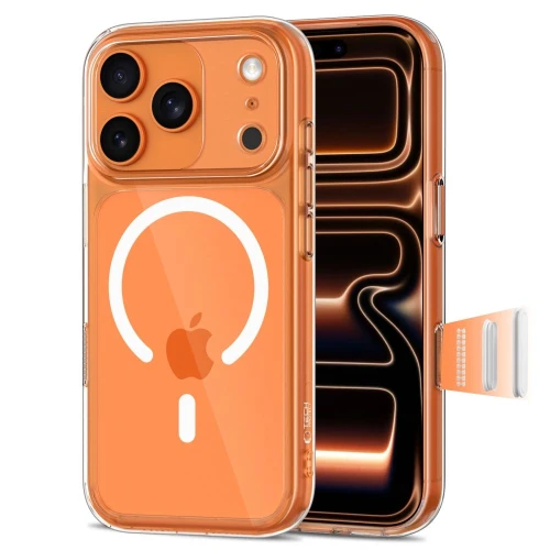 Etui Tech-Protect Magpeak MagSafe CC do Apple iPhone 17 Pro Clear