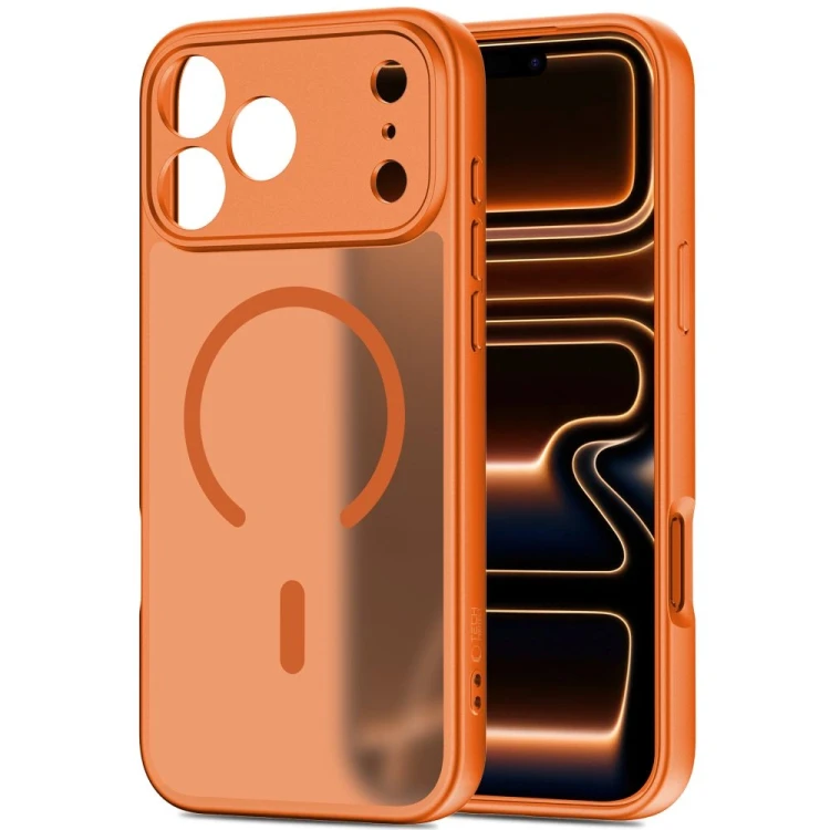 Etui Tech-Protect BasicMag MagSafe do Apple iPhone 17 Pro Matte Cosmic Orange