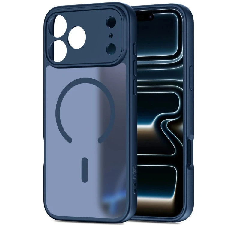 Etui Tech-Protect BasicMag MagSafe do Apple iPhone 17 Pro Matte Deep Blue