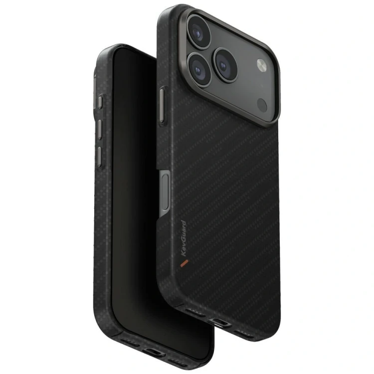 Etui UNIQ Keva EDGE do Apple iPhone 17 Pro Magclick Charging czarny