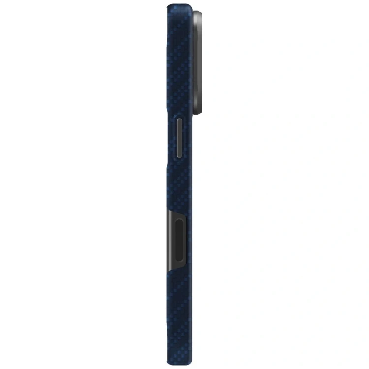 Etui UNIQ Keva EDGE do Apple iPhone 17 Pro Magclick Charging niebieski