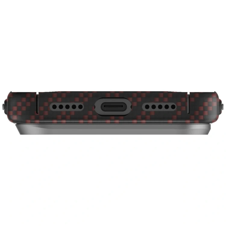 Etui UNIQ Keva EDGE do Apple iPhone 17 Pro Magclick Charging pomarańczowy