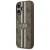 Etui Guess 4G Printed Stripes MagSafe do Apple iPhone 17 brązowy