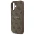Etui Guess 4G Ring Classic Logo MagSafe do Apple iPhone 17 brązowy