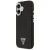 Etui Guess Glitter Triangle Logo MagSafe do Apple iPhone 17 czarny
