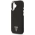 Etui Guess Glitter Triangle Logo MagSafe do Apple iPhone 17 czarny
