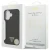 Etui Guess Glitter Triangle Logo MagSafe do Apple iPhone 17 czarny