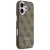 Etui Guess 4G Triangle Logo MagSafe do Apple iPhone 17 brązowy srebrny