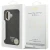 Etui Guess 4G Triangle Logo MagSafe do Apple iPhone 17 czarny srebrny