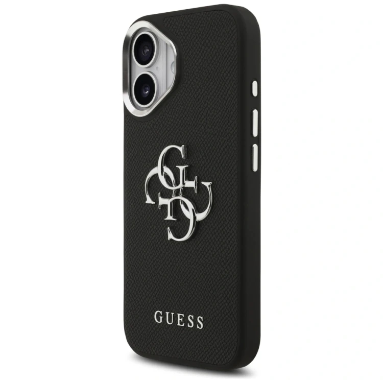 Etui Guess Grained Big 4G Classic Logo do Apple iPhone 17 czarny