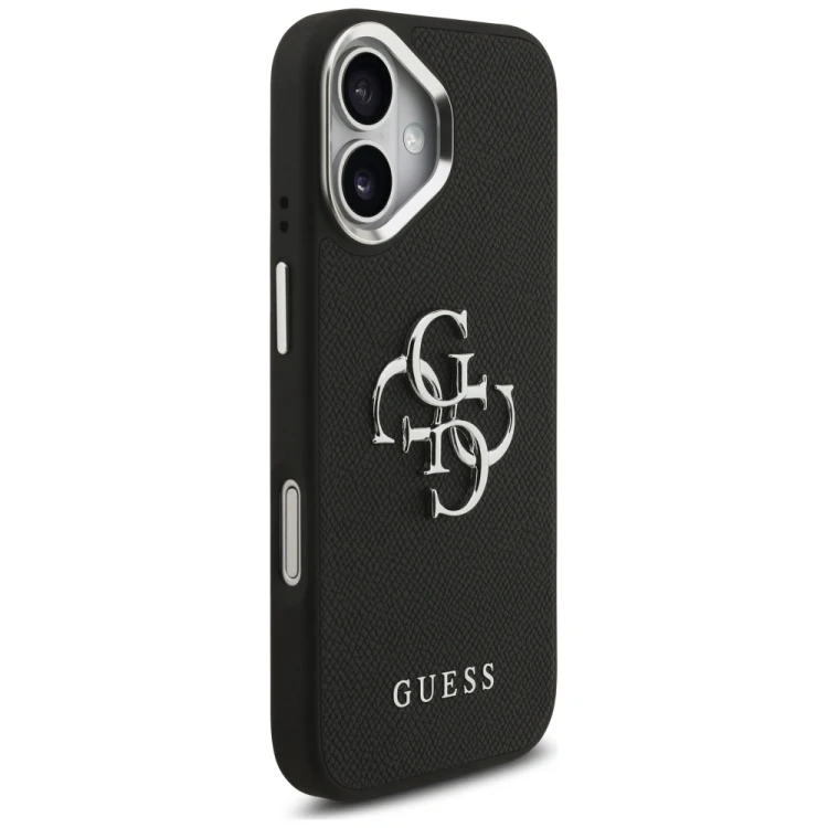 Etui Guess Grained Big 4G Classic Logo do Apple iPhone 17 czarny