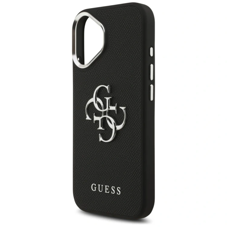 Etui Guess Grained Big 4G Classic Logo do Apple iPhone 17 czarny