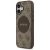 Etui Guess 4G Circle Classic Logo MagSafe do Apple iPhone 17 brązowy