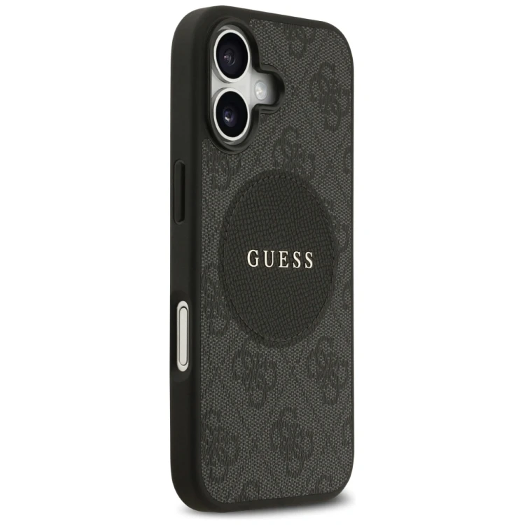 Etui Guess 4G Circle Classic Logo MagSafe do Apple iPhone 17 czarny