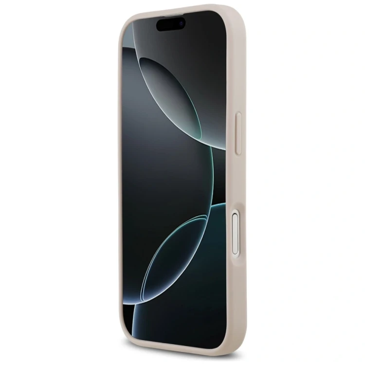 Etui Guess 4G Circle Classic Logo MagSafe do Apple iPhone 17 różowy