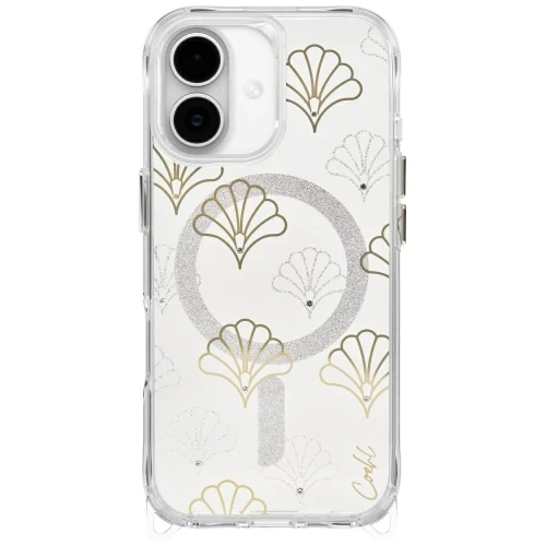 Etui UNIQ Coehl Maree do Apple iPhone 17 Magnetic Charging srebrny