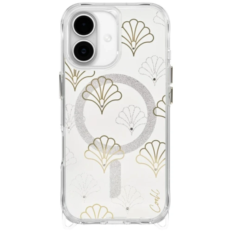 Etui UNIQ Coehl Maree do Apple iPhone 17 Magnetic Charging srebrny